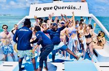 Private Catamaran Tour, Snorkeling, Open Bar and Slide Water