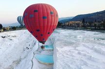 Pamukkale Sunrise Hot Air Balloon Flight with Flight Cerfiticate