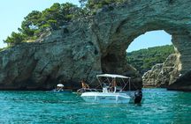 Rent a 40cv equipped boat in Vieste without a license for 4 hours