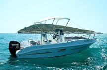 Rent a 40cv equipped boat in Vieste without a license for 4 hours