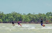 Kitesurfing lessons in the Parnaíba River Delta