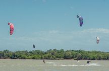 Kitesurfing lessons in the Parnaíba River Delta