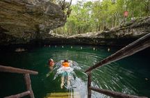 Cenote Tankah and Mayan Village Tour with Zipline, Canoes & Lunch