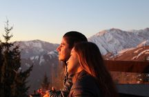 Sunset in the Andes Mountains