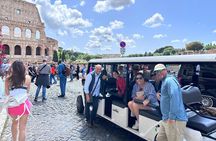 Rome: 3 Hours Private/Group Tour Golf cart with Gelato 