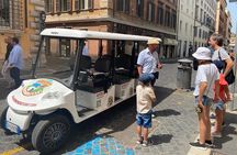 Rome: 3 Hours Private/Group Tour Golf cart with Gelato 