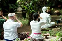 Purification Ceremony in sacred Jungle Temple Bali