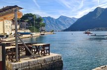 Blue sea and Black Mountains (Montenegro)