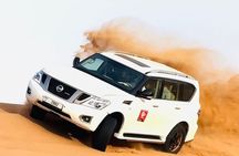 Dubai Private 4x4 Car Desert Safari with Dinner, Camel, and Show 