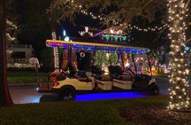 Christmas Lights Wonderland Deluxe Golf Cart Guided Tour in Tampa