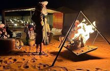 Sunset With Dinner And Berber Music in Merzouga Desert With 4WD 