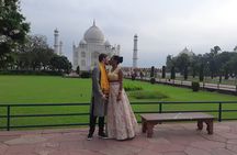 From Delhi : Taj Mahal Photoshoot in Indian Ethnic dresses