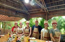Hoi An Cooking Class with Local Family and Bamboo Basket Boat