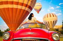 Private Vintage Car Tour in Cappadocia with Balloon View
