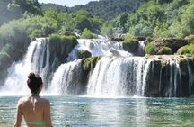 Private Krka Waterfalls with Wine and Prosciutto Shore Excursion