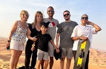 Dubai Anytime Short Desert Visit with Camel and Sandboarding