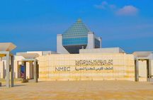 Civilization Museum, The Pyramids of Giza and Sphinx with launch