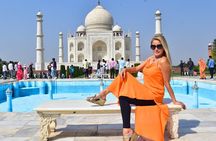 From Delhi: Sunrise Taj Mahal Tour With Elephant Conservation