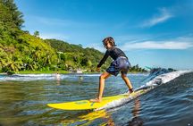Group Guided Surfing Lesson in Tahiti