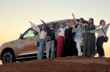  Desert Safari BBQ dinner, Camel ride & sandboarding from Dubai