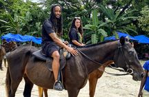  Bamboo Rafting & Horseback Riding from Falmouth and Montego bay