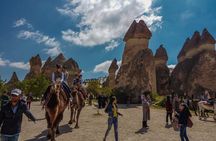 Camel Ride Through Cappadocia's Fairy Chimneys With Balloon view