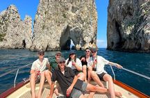 From Sorrento: Capri Small Group Boat Day Tour with Max 8 People 