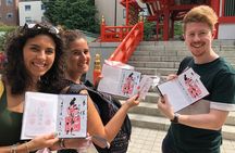 Temple Stamp Book Art Class with Artist in Shibuya