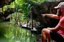 Jade Cavern ATV Tour in Cozumel with Beach Break with transfer