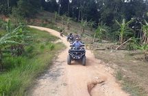 Combo: Seaview Zipline 10 Cable Tree Bridge Bar & 2-Hour ATV Ride