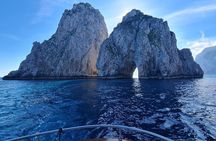 From Sorrento: Capri Small Group Boat Day Tour with Max 8 People 