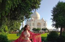 From Delhi : Taj Mahal Photoshoot in Indian Ethnic dresses
