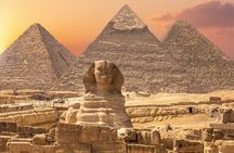 Giza pyramids and The Grand Museum From Cairo Hotels&Airport