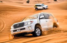 VIP Desert Safari Red Dunes with Camel Ride Fire Shows and BBQ