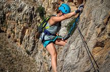 Via Ferrata in Crete at Asterousia Mountains 
