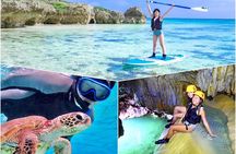 Okinawa Miyako 3set Beach SUP, Snorkeling,Pumpkin Cave,Canoeing