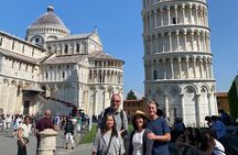 Lucca tour and Pisa Tower + WineTasting by van from Livorno Port