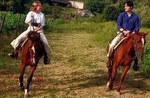 Horseback riding in the Tuscan countryside from Florence