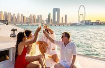Dubai Marina 2 Hour Sunset Yacht Tour with Alcoholic Drinks
