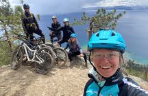 Guided Scenic Bike Experience above Lake Tahoe's East Shore