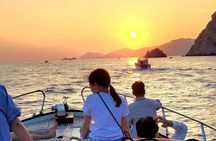 Sunset Group Boat Tour along the Amalfi Coast with Prosecco wine