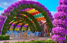 Dubai Combo: Burj Khalifa at the top & Miracle Garden Tickets