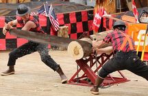 Alaskan Cultural, Culinary and Lumberjack Show Experience