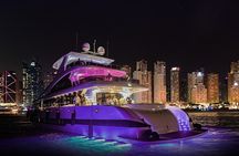 Dubai Harbour Super Yacht Experience with gourmet & Drinks 