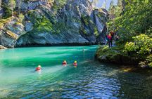 Canyoning in Valldal an Action Trough The Canyon