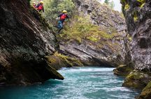Canyoning in Valldal an Action Trough The Canyon