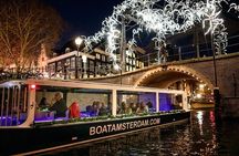 Amsterdam Light Festival Canal Cruise With Unlimited Drinks 