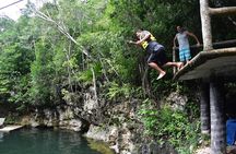 Jungle Adventure from Cancun: ziplines, cenote, snacks and fun!