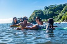 Group Guided Surfing Lesson in Tahiti