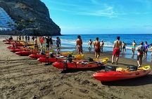 Kayak around the Mogan Caves and Cliffs